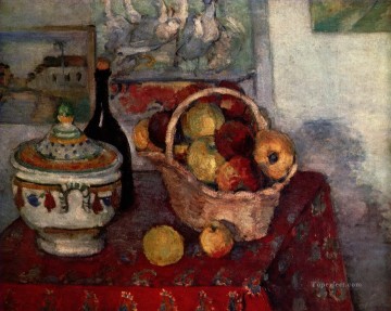 Paul Cezanne Painting - Still Life with Soup Tureen 1884 Paul Cezanne
